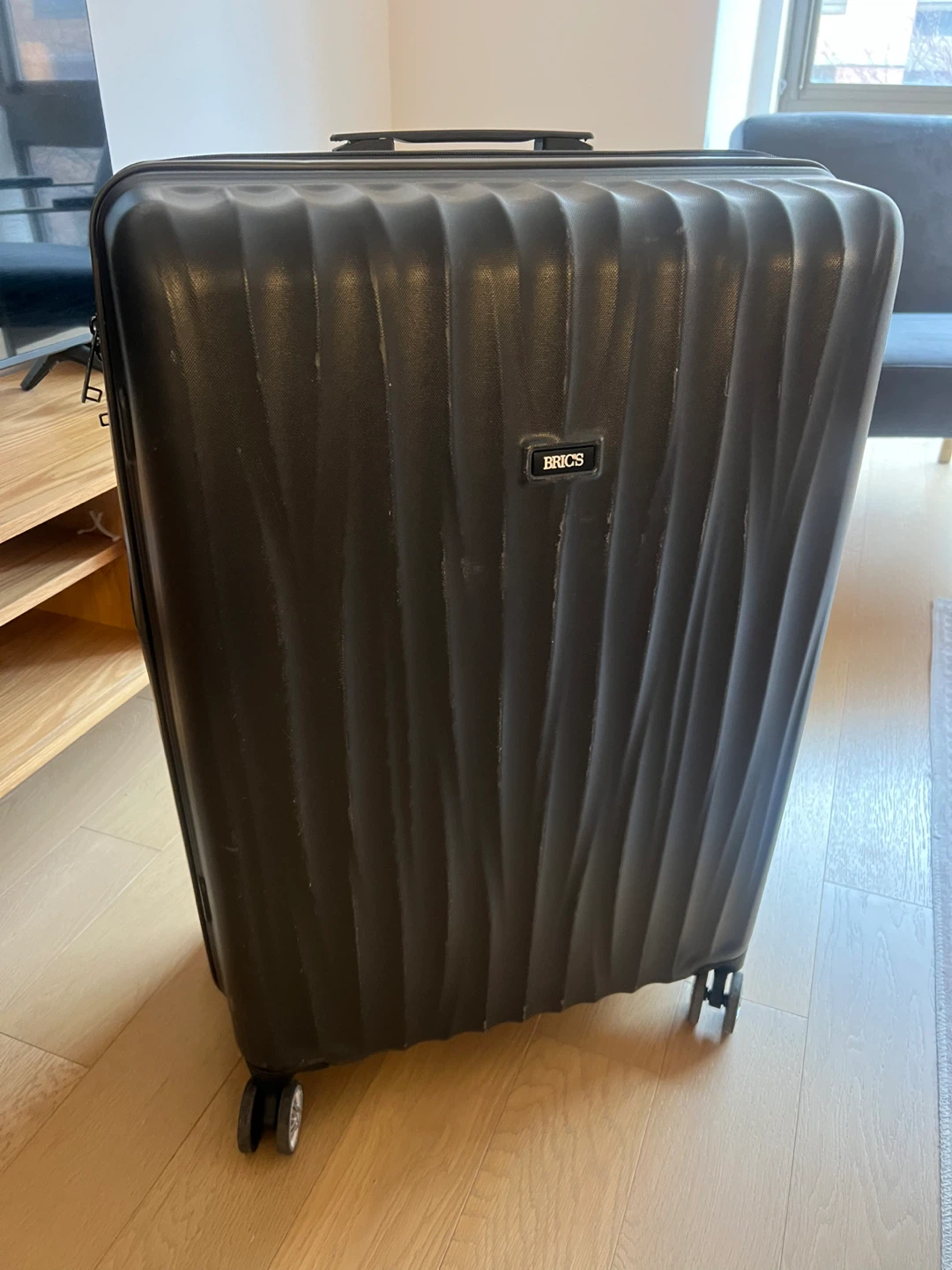 BRICS Black Hardside Spinner Suitcase