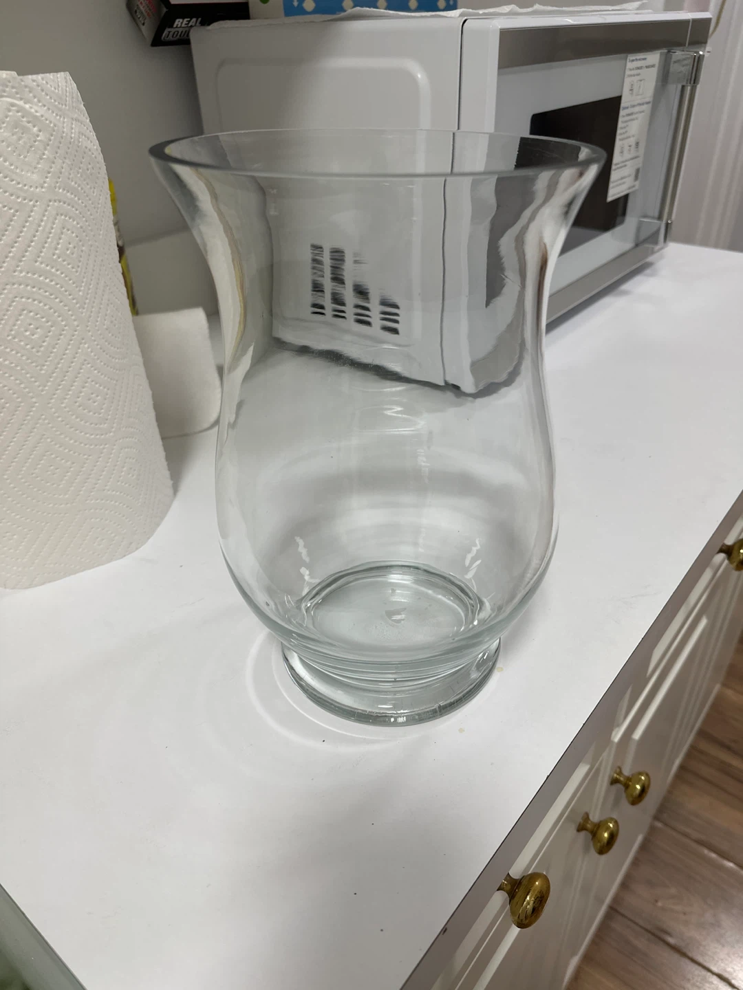 Set of 2 Clear Glass Vases - photo 5