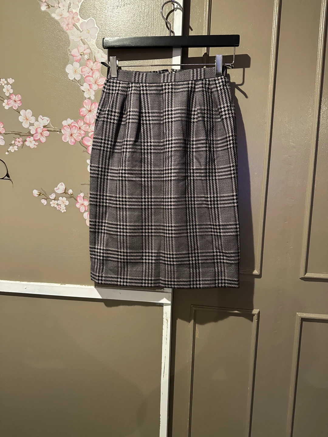 Christian Dior Plaid Pleated Skirt