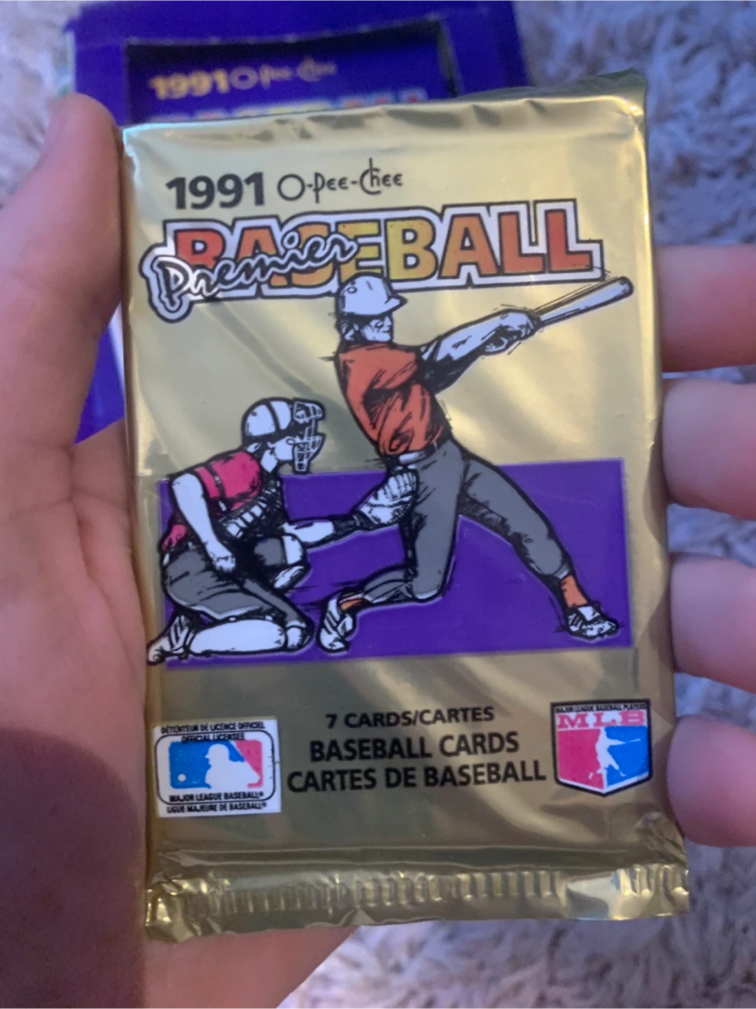 1991 O-Pee-Chee Premier Baseball Cards Box - photo 3