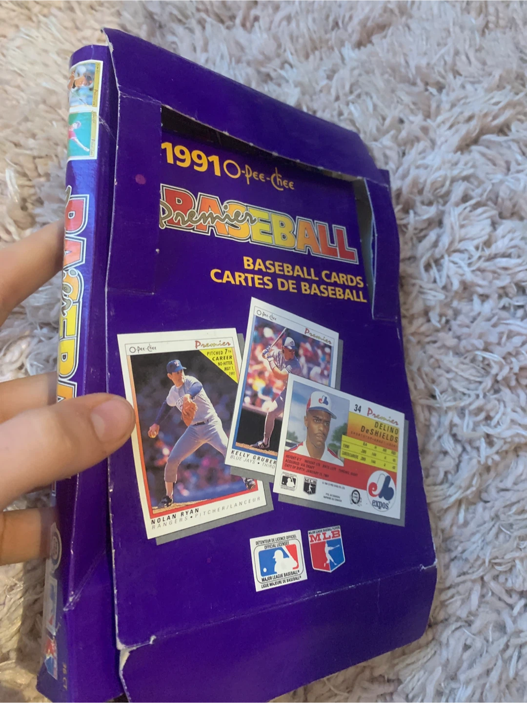 1991 O-Pee-Chee Premier Baseball Cards Box - photo 2