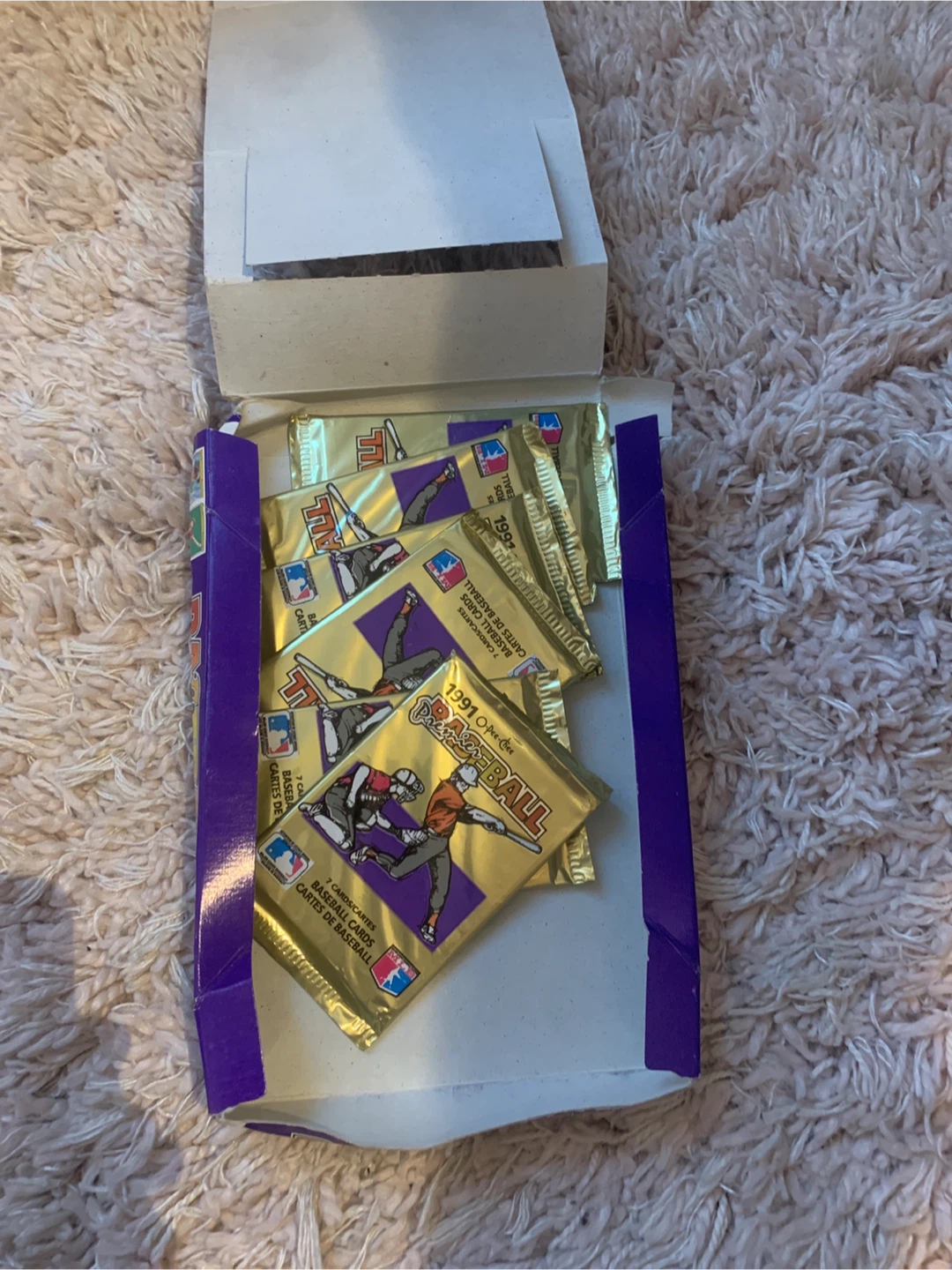 1991 O-Pee-Chee Premier Baseball Cards Box