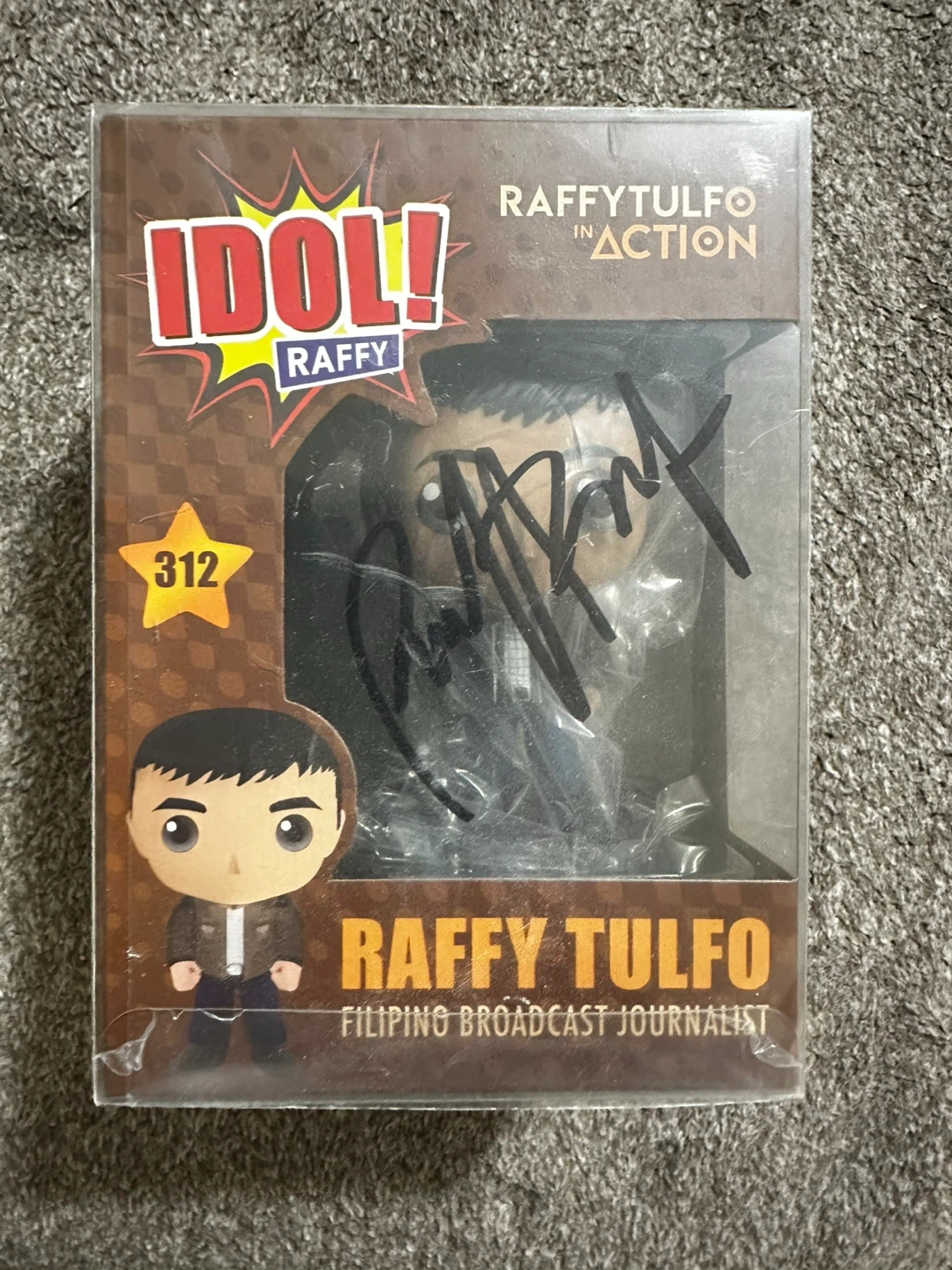 Raffy Tulfo in Action Collectible Figure Signed