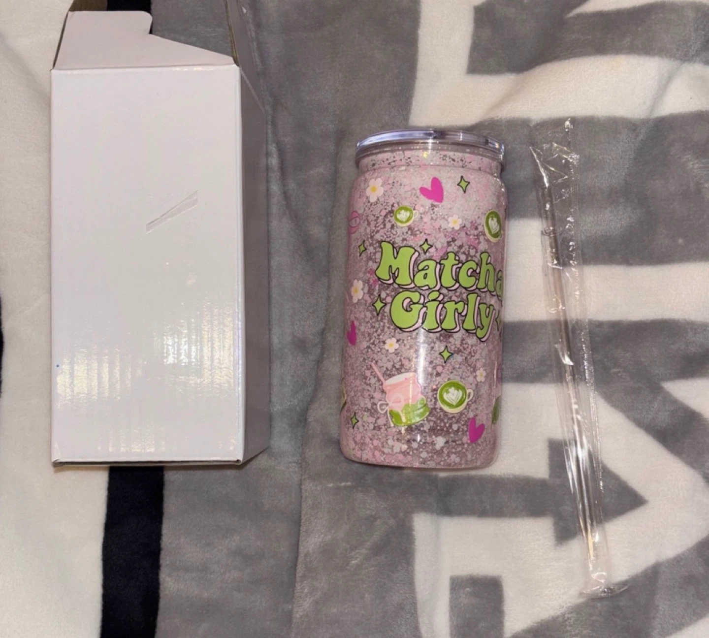 Matcha Girly Tumbler with Straw - photo 2