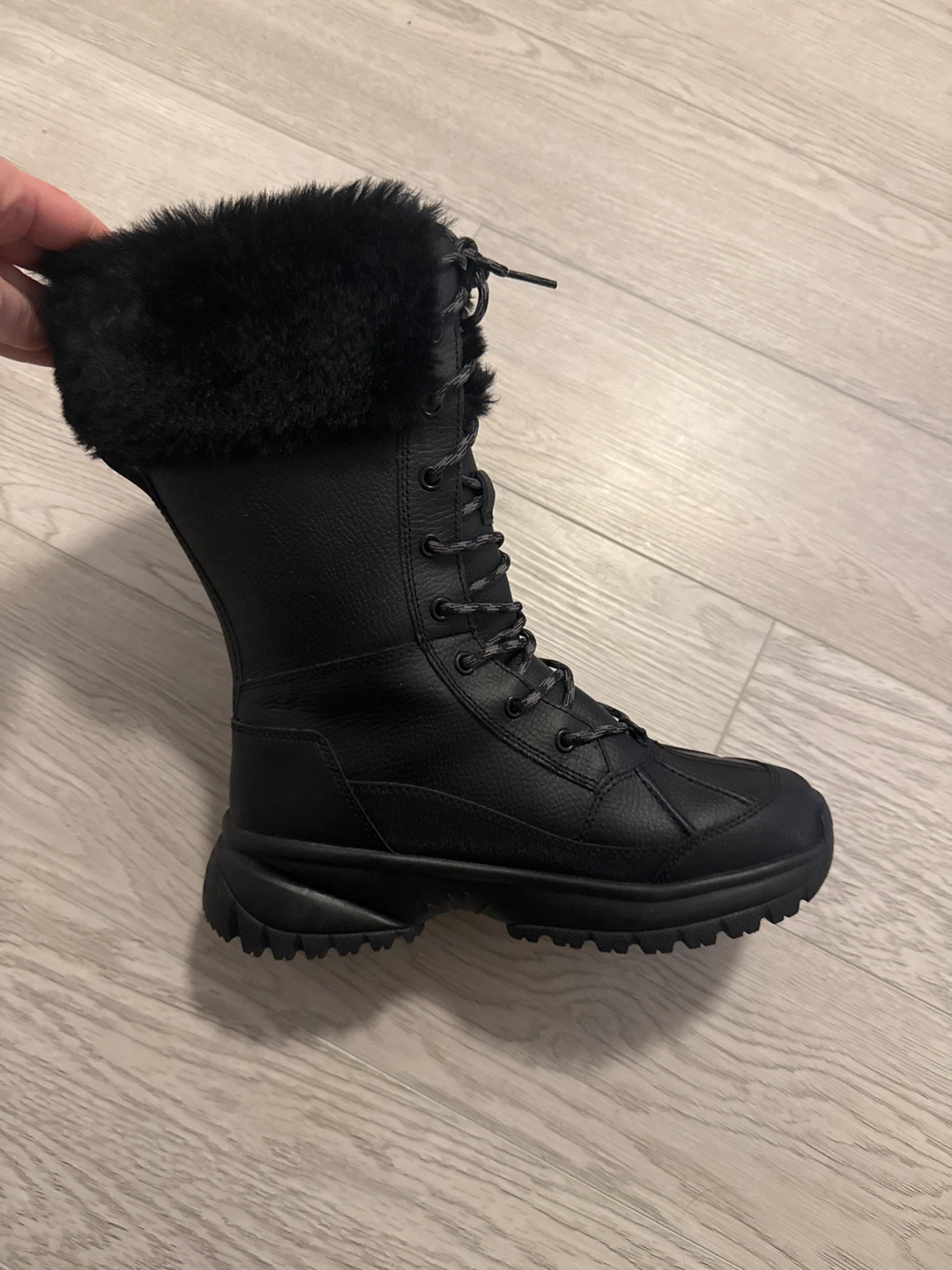 UGG Women's Tall Fluff Boots - Black - photo 2