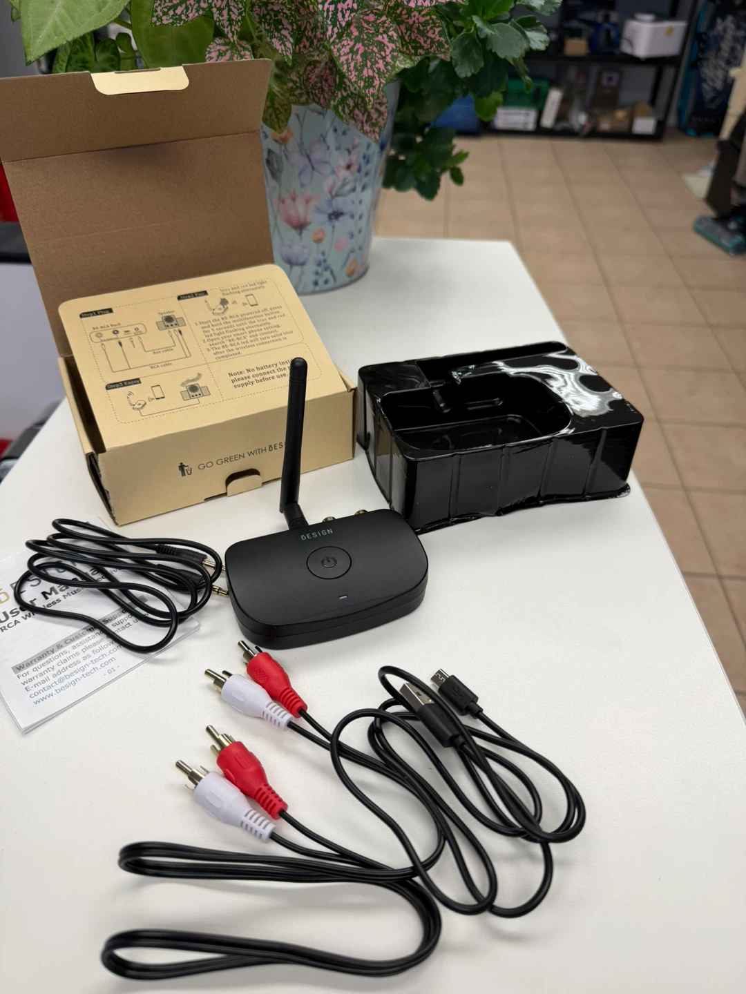 Bluetooth 5.0 Receiver for Wired Speakers or Home Stereo System