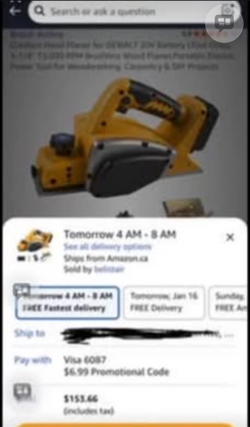 DEWALT 20V Cordless Hand Planer - photo 4