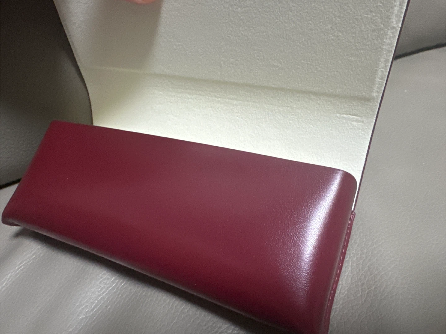 Gucci Burgundy Leather Eyeglasses Case - photo 2