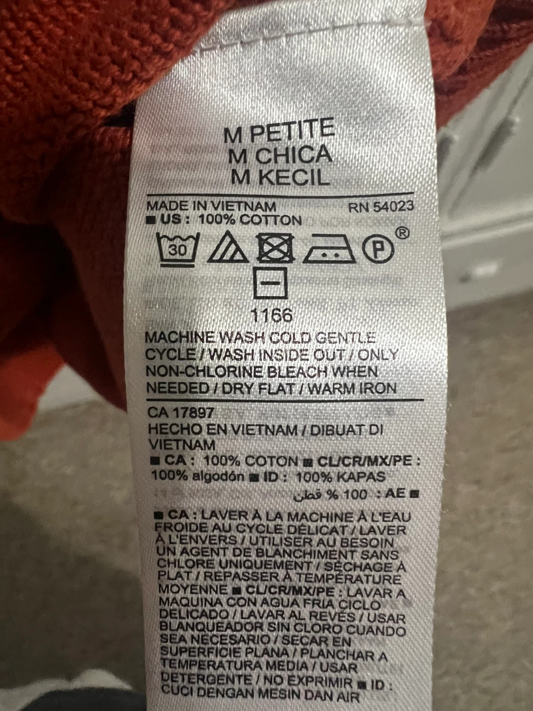 Old Navy Orange Mock Neck Sweater M Petite - photo 3