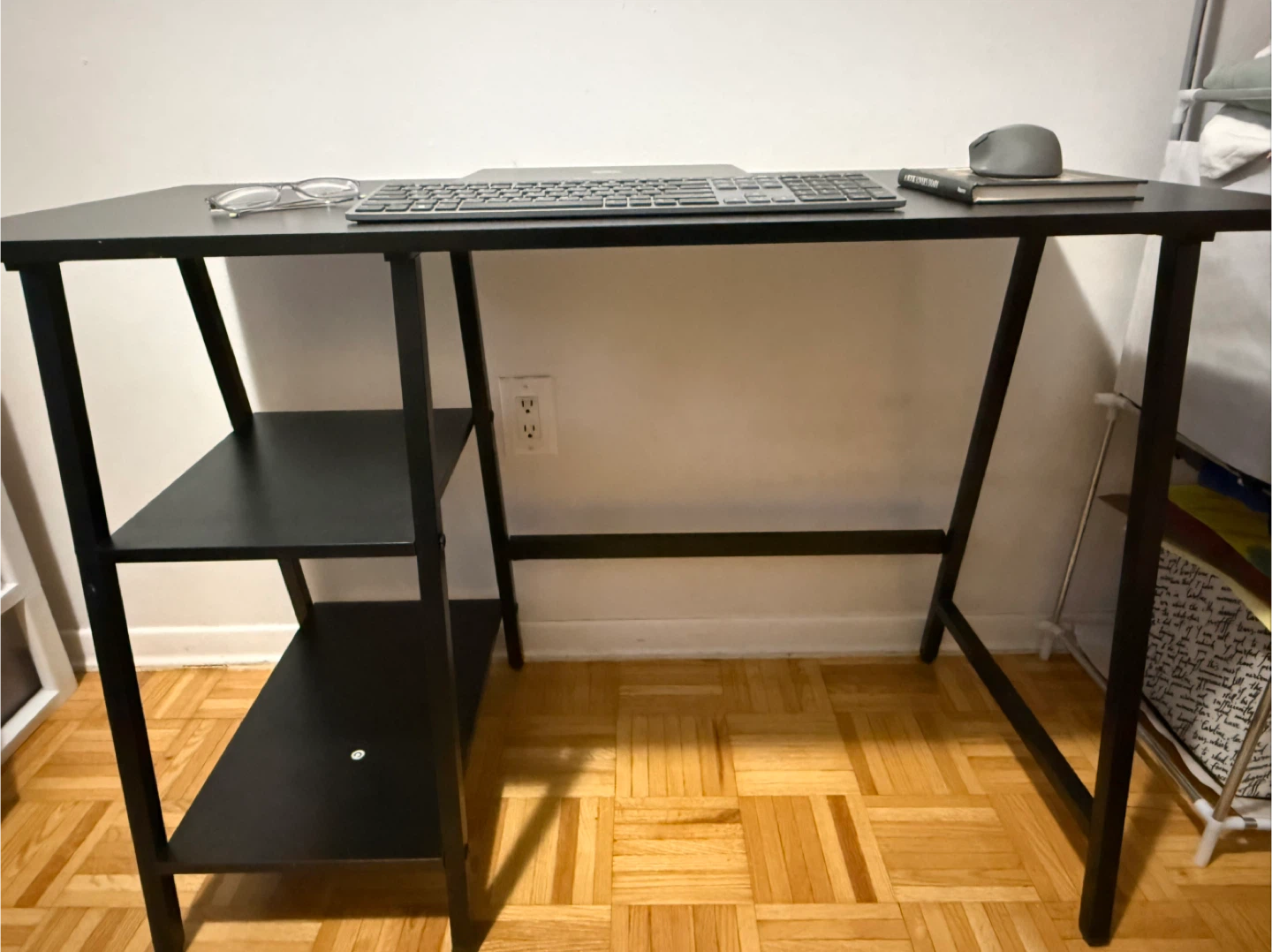 43-Inch Home Office Trestle Computer Desk - photo 2