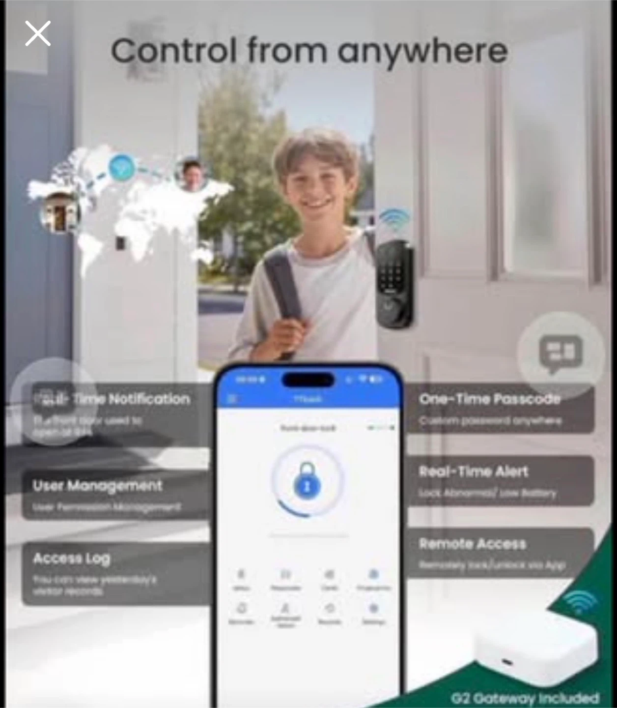 DESLAC Smart Door Lock with Gateway - photo 3