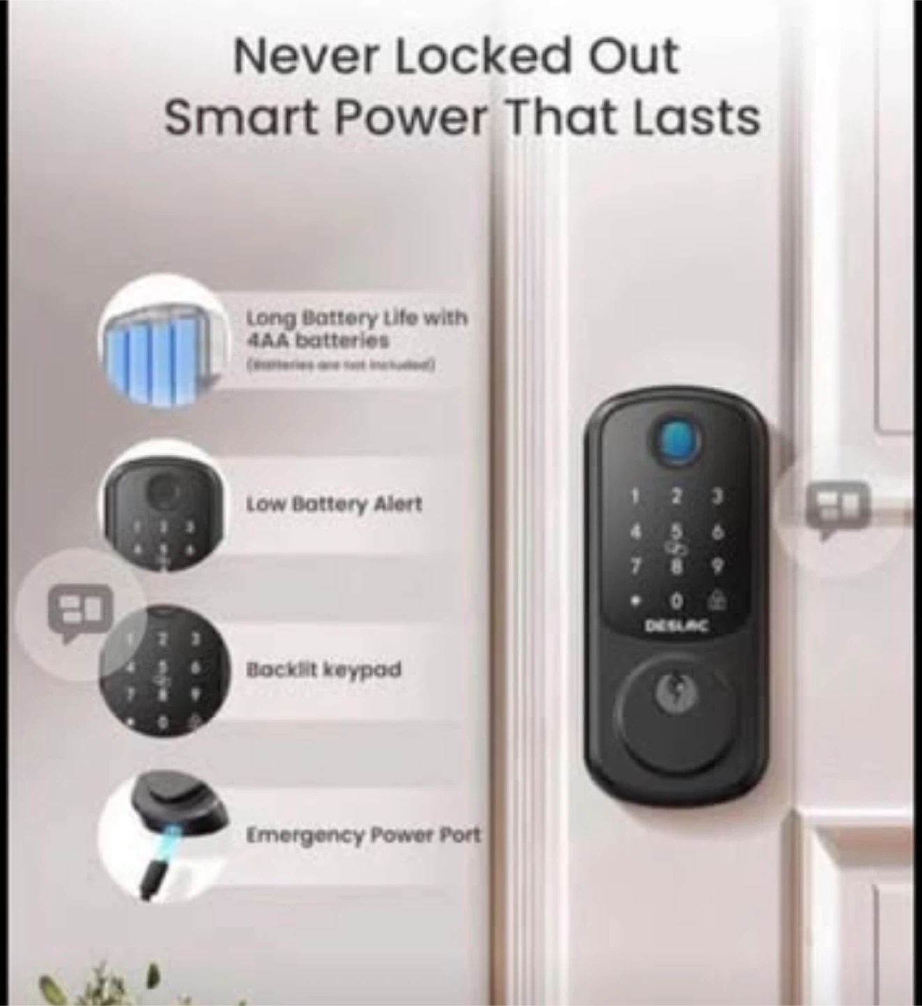 DESLAC Smart Door Lock with Gateway - photo 5