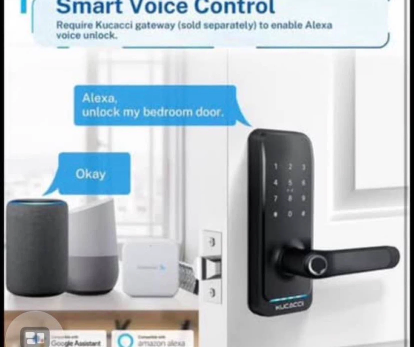 KUCCACI Smart Lock - Keyless Entry, App Control - photo 4