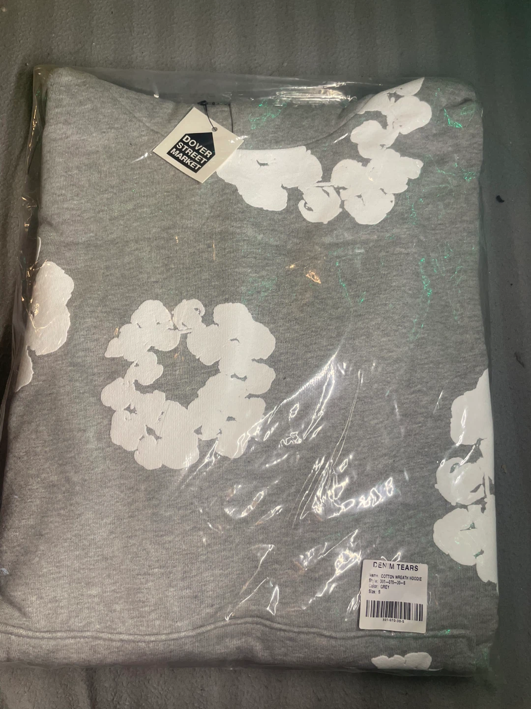 DENIM TEARS Grey Cloud Print Sweatshirt