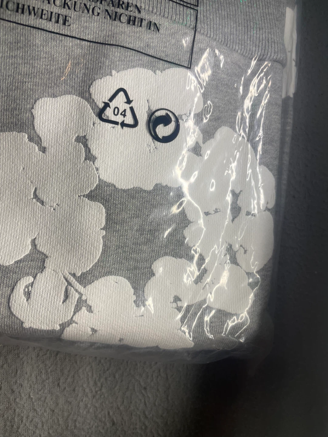 DENIM TEARS Grey Cloud Print Sweatshirt - photo 2