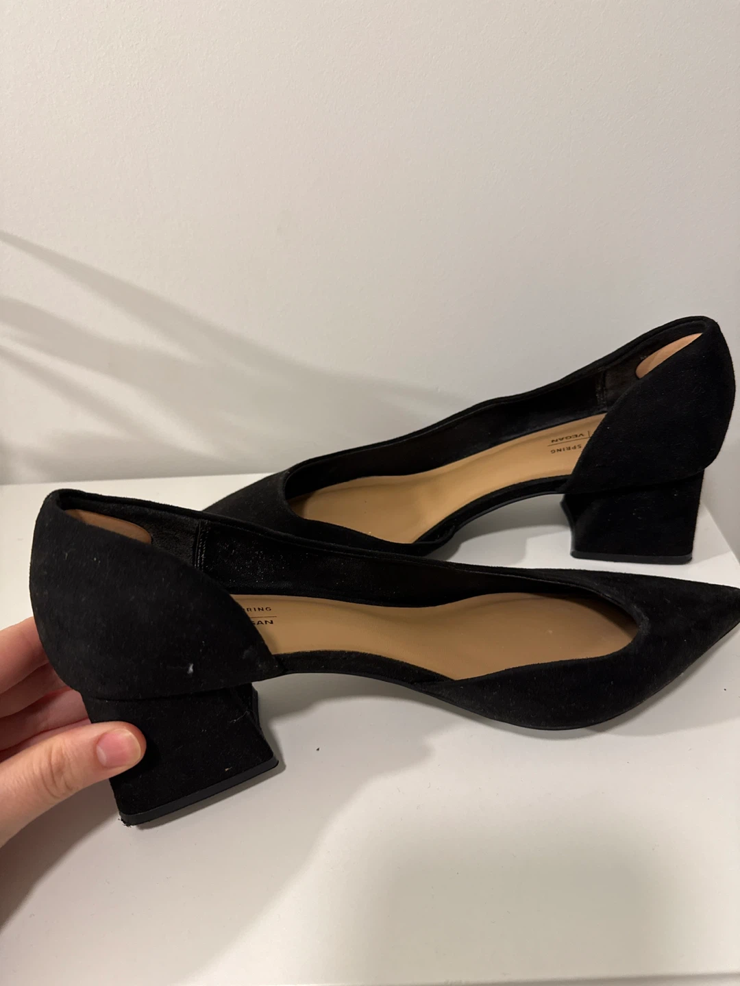 Call It Spring Black Suede D'Orsay Heels - photo 2