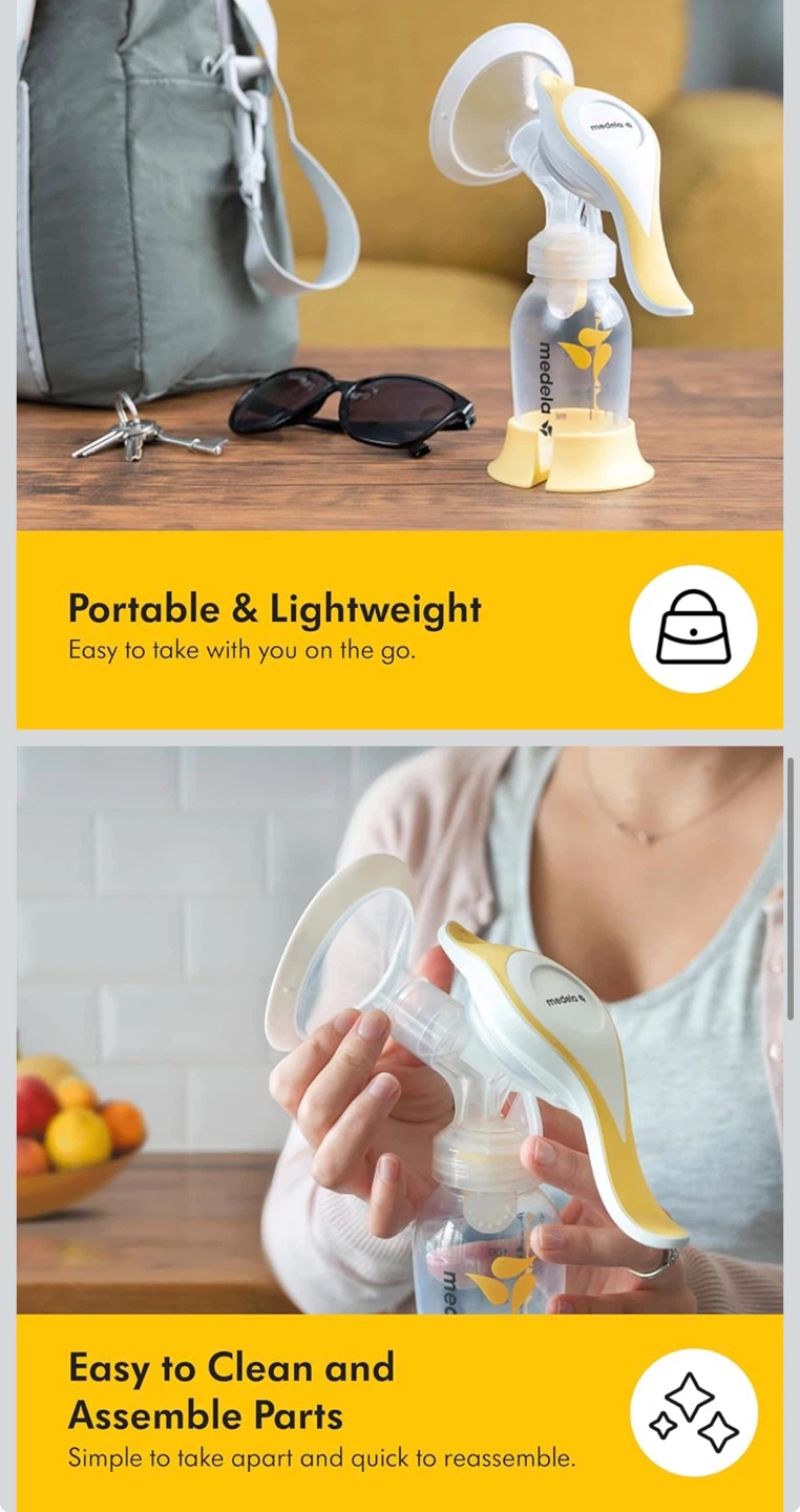 Medela Harmony Manual Breast Pump - Like New (Used Once) - photo 4