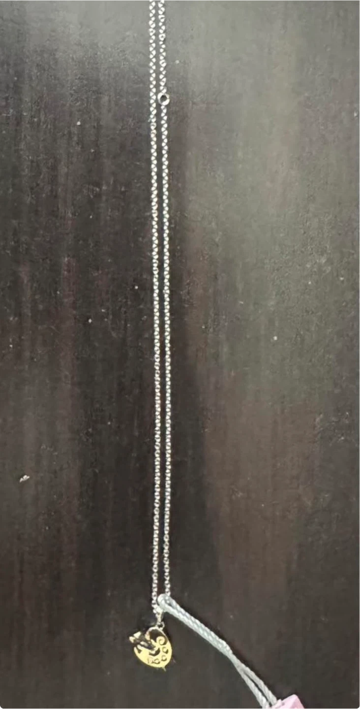Sterling Silver Art Palette Pendant Necklace
