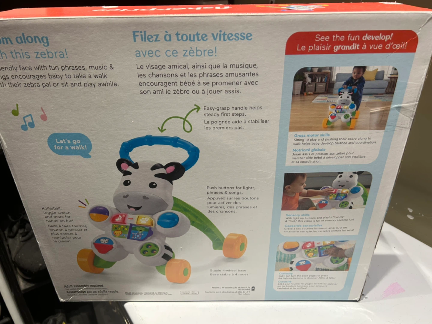 Fisher-Price Learn With Me Zebra Walker - photo 2