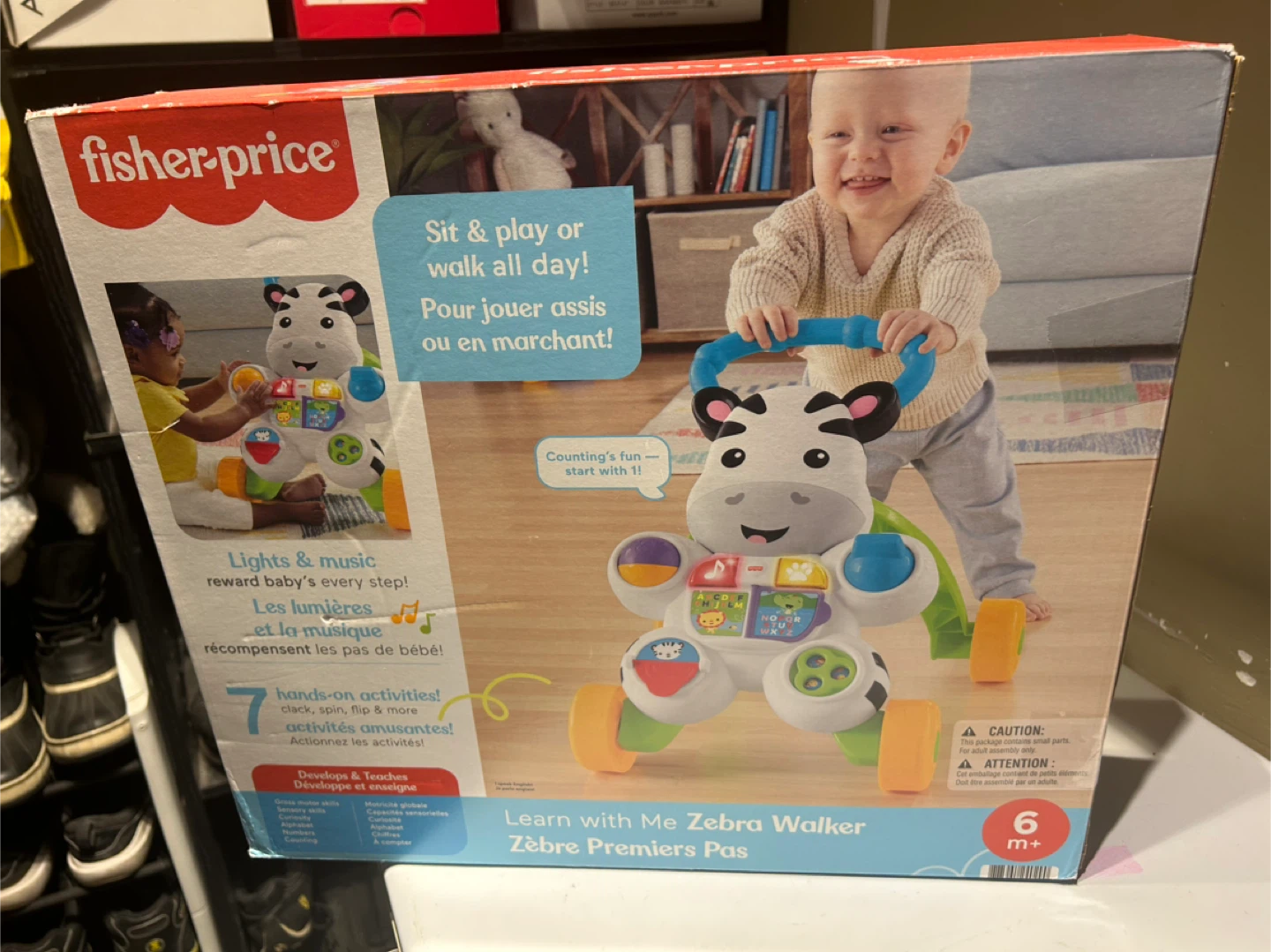 Fisher-Price Learn With Me Zebra Walker