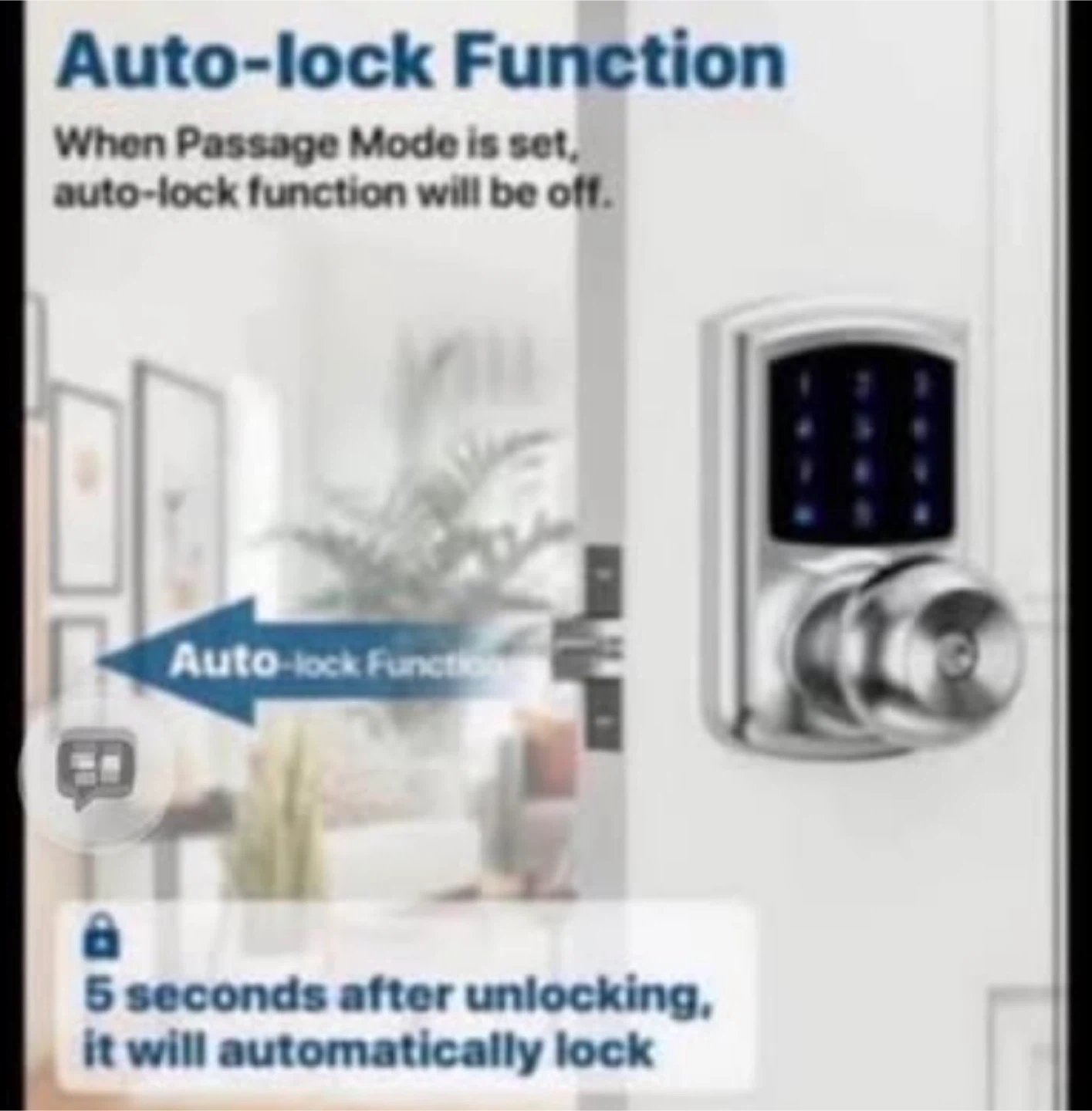 Touchscreen Keyless Entry Door Knob - photo 4