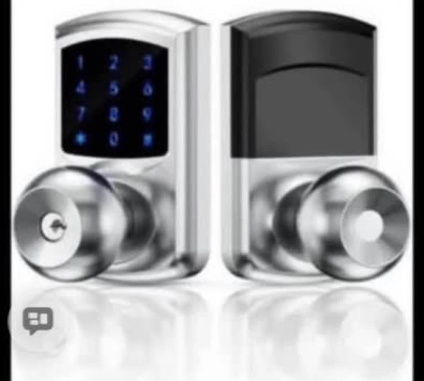 Touchscreen Keyless Entry Door Knob