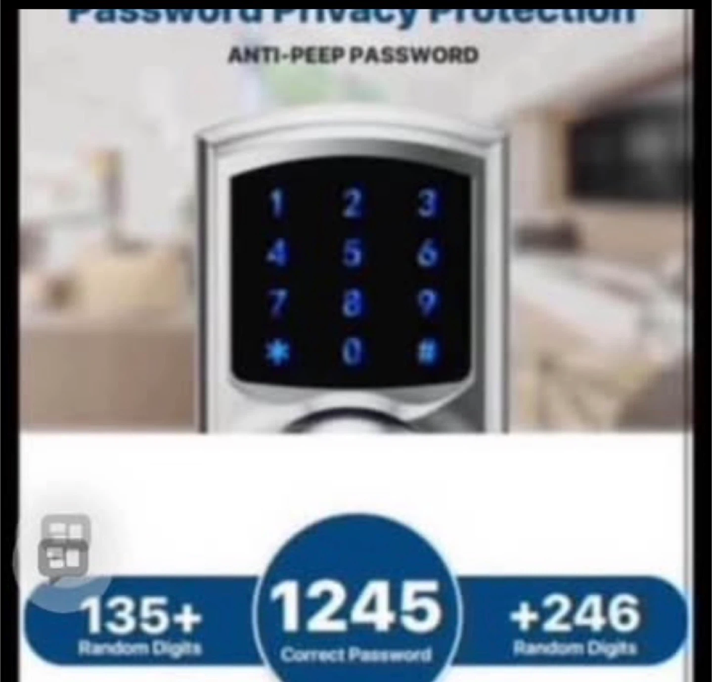 Touchscreen Keyless Entry Door Knob - photo 3