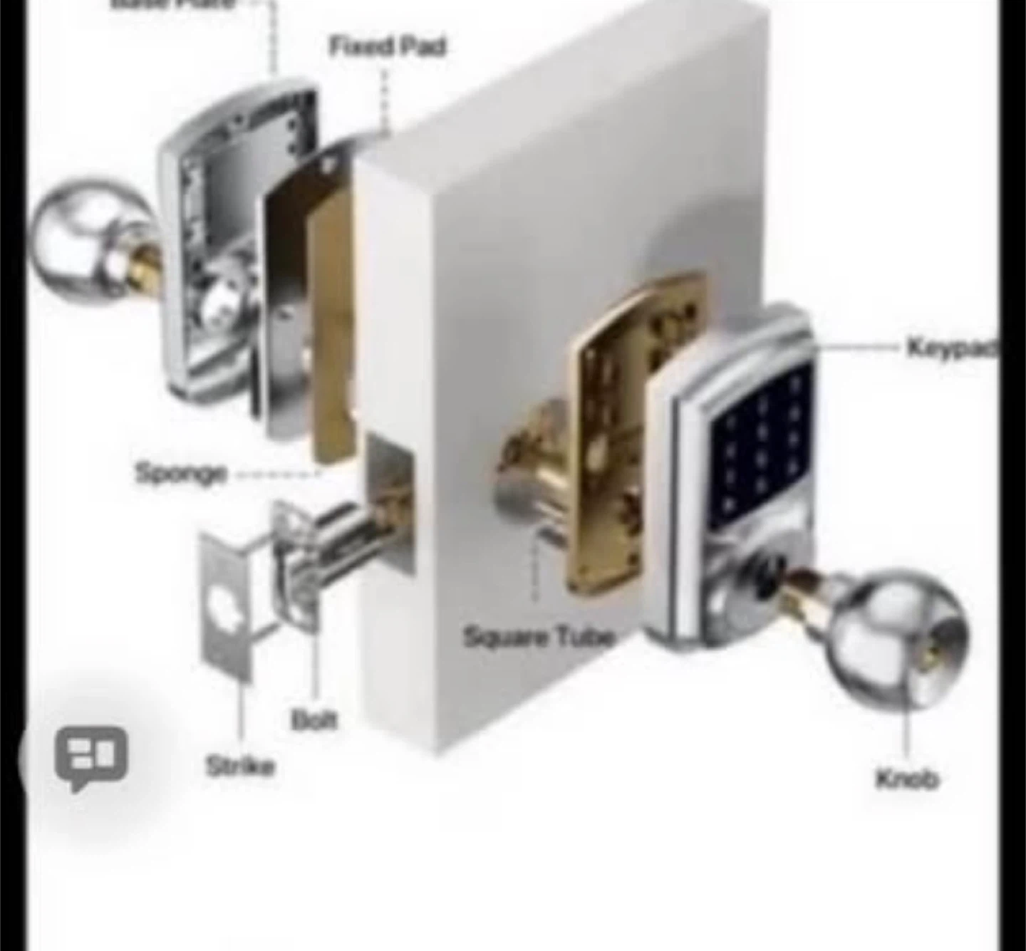 Touchscreen Keyless Entry Door Knob - photo 5