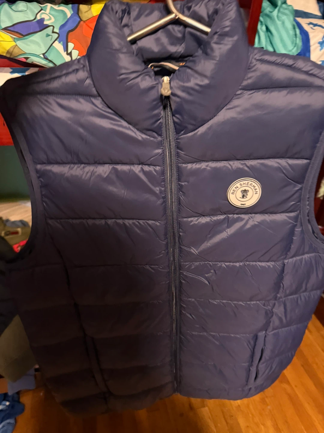 Ben Sherman Puffer Vest - Navy Blue - Size Medium - photo 2