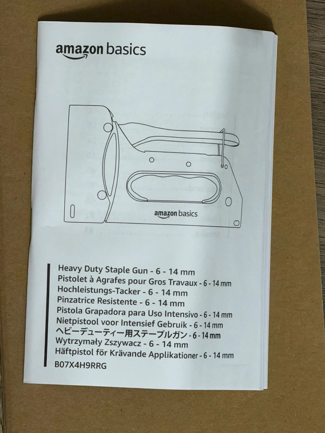 Amazon Basics Heavy Duty Staple Gun - 6-14 mm