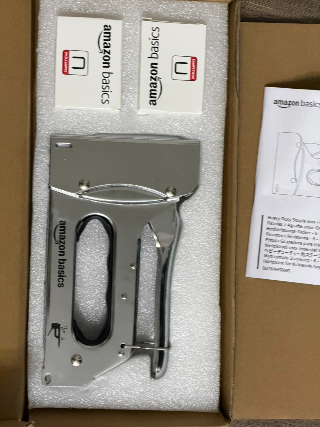 Amazon Basics Heavy Duty Staple Gun - 6-14 mm - photo 2