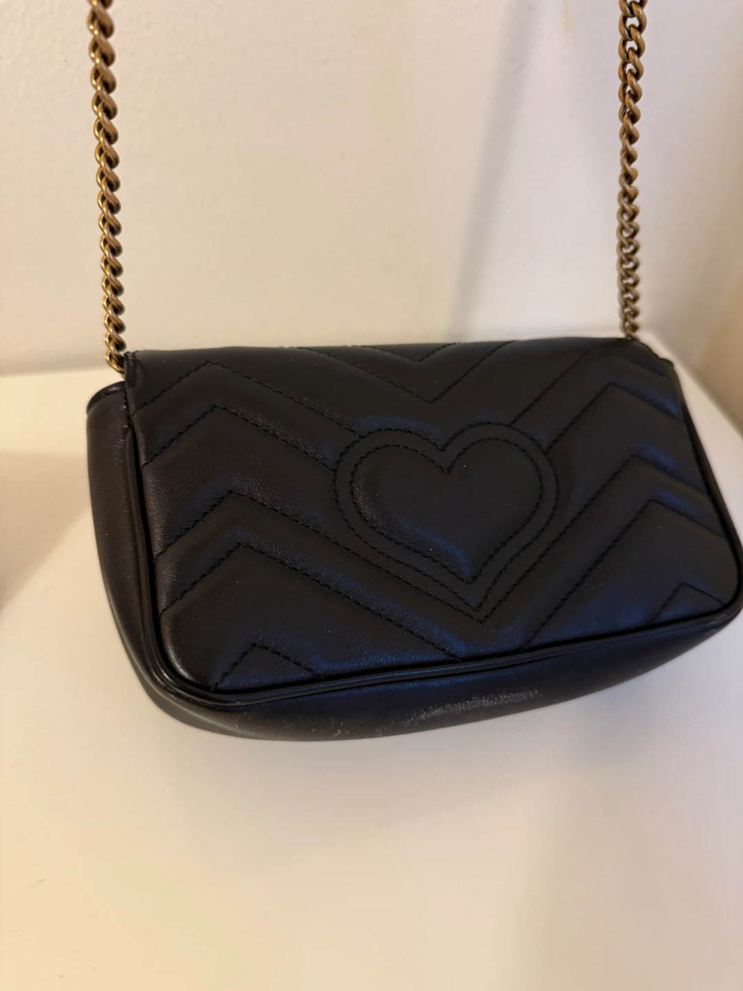 Gucci Marmont Mini Bag Black Quilted Leather - photo 3