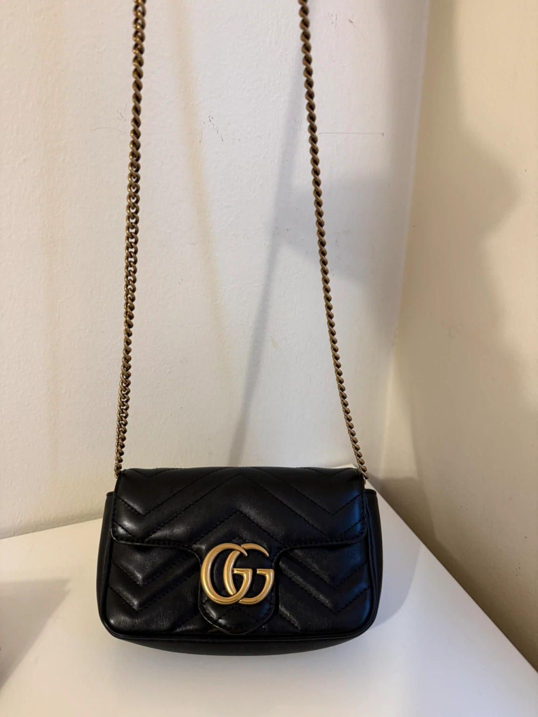 Gucci Marmont Mini Bag Black Quilted Leather - photo 2