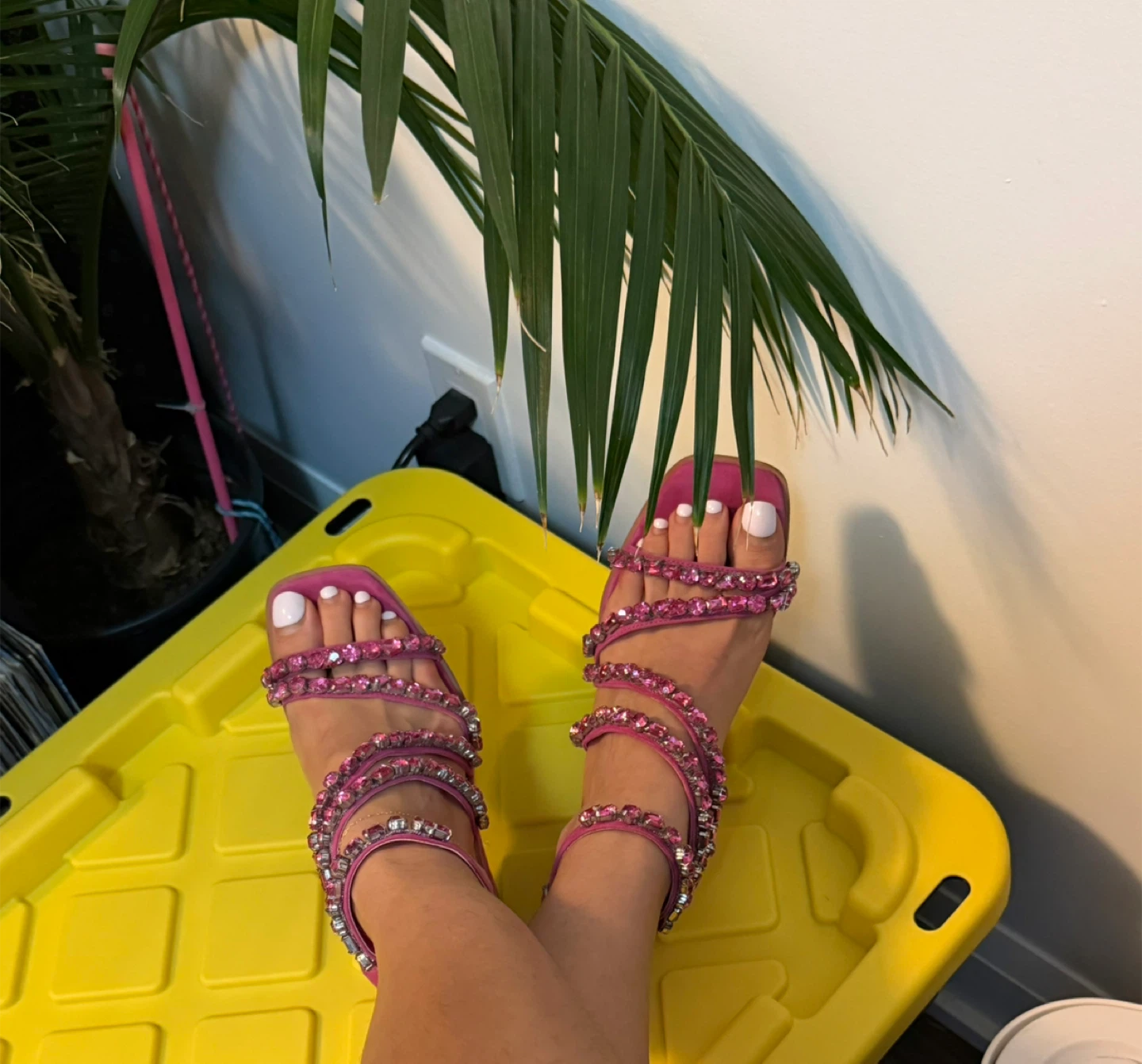 Vince Camuto Pink Wedge Sandals