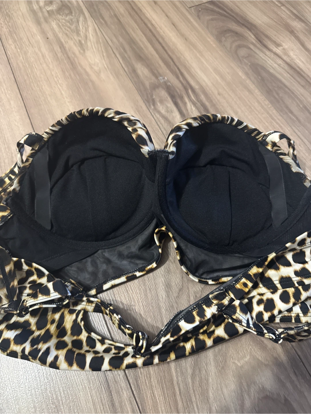 Torrid Leopard Print Padded Swim or Top C/D Cup - photo 4
