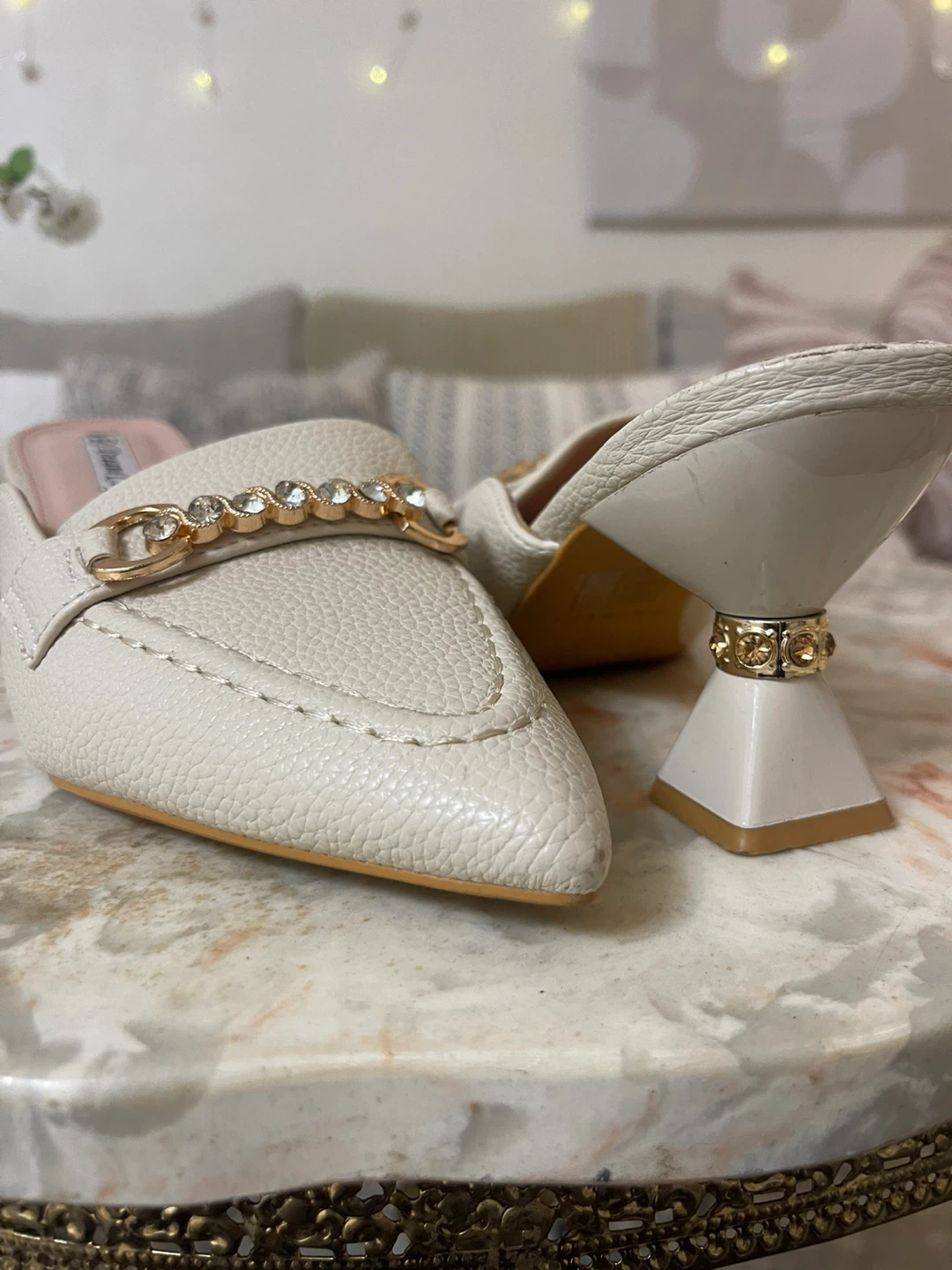 Dream City Women's White Mule Heels - photo 5