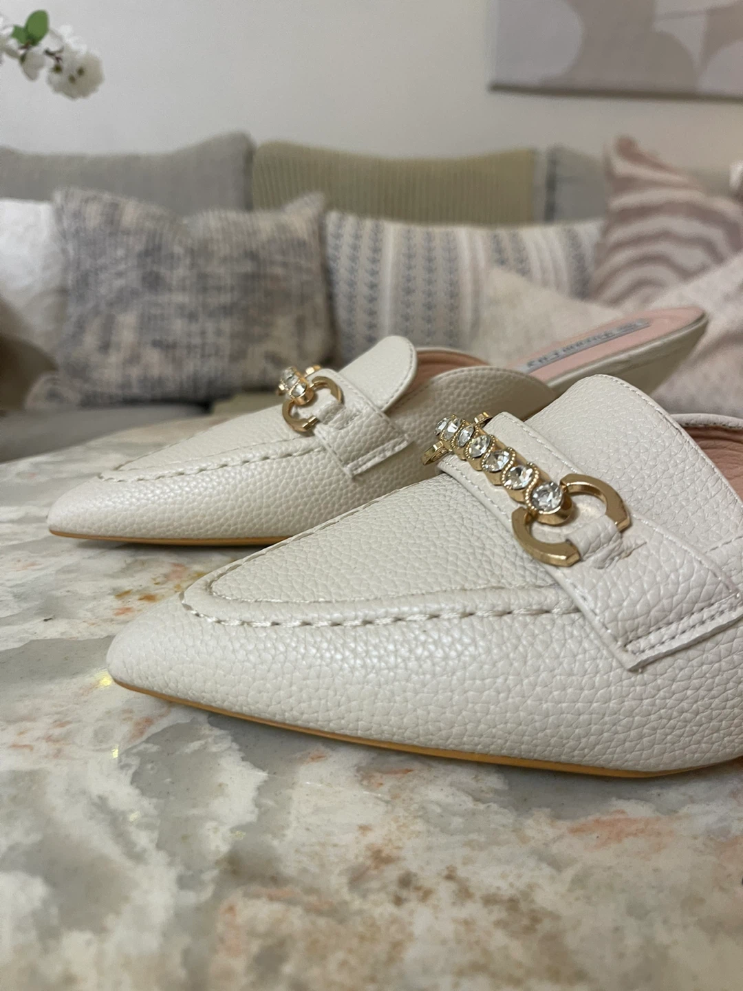 Dream City Women's White Mule Heels - photo 2