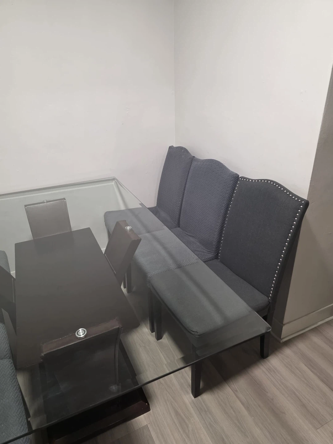 Glass Dining Table with 6 Chairs - photo 5