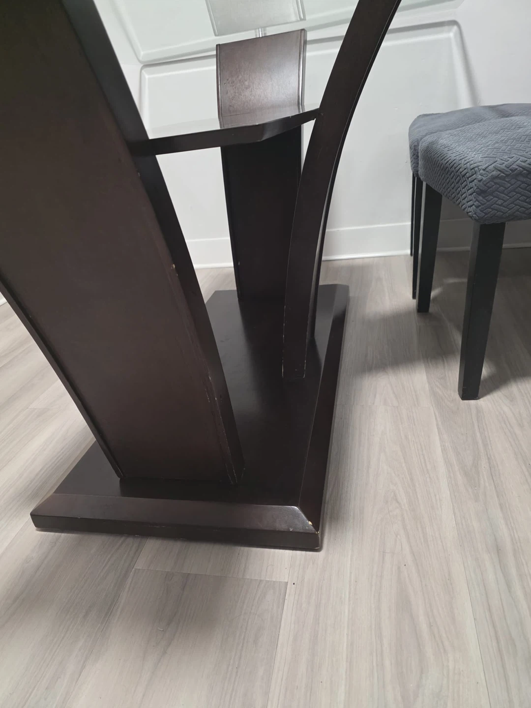Glass Dining Table with 6 Chairs - photo 3