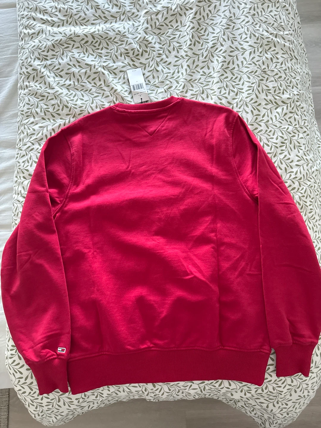 Tommy Jeans Red Crewneck Sweatshirt - photo 3