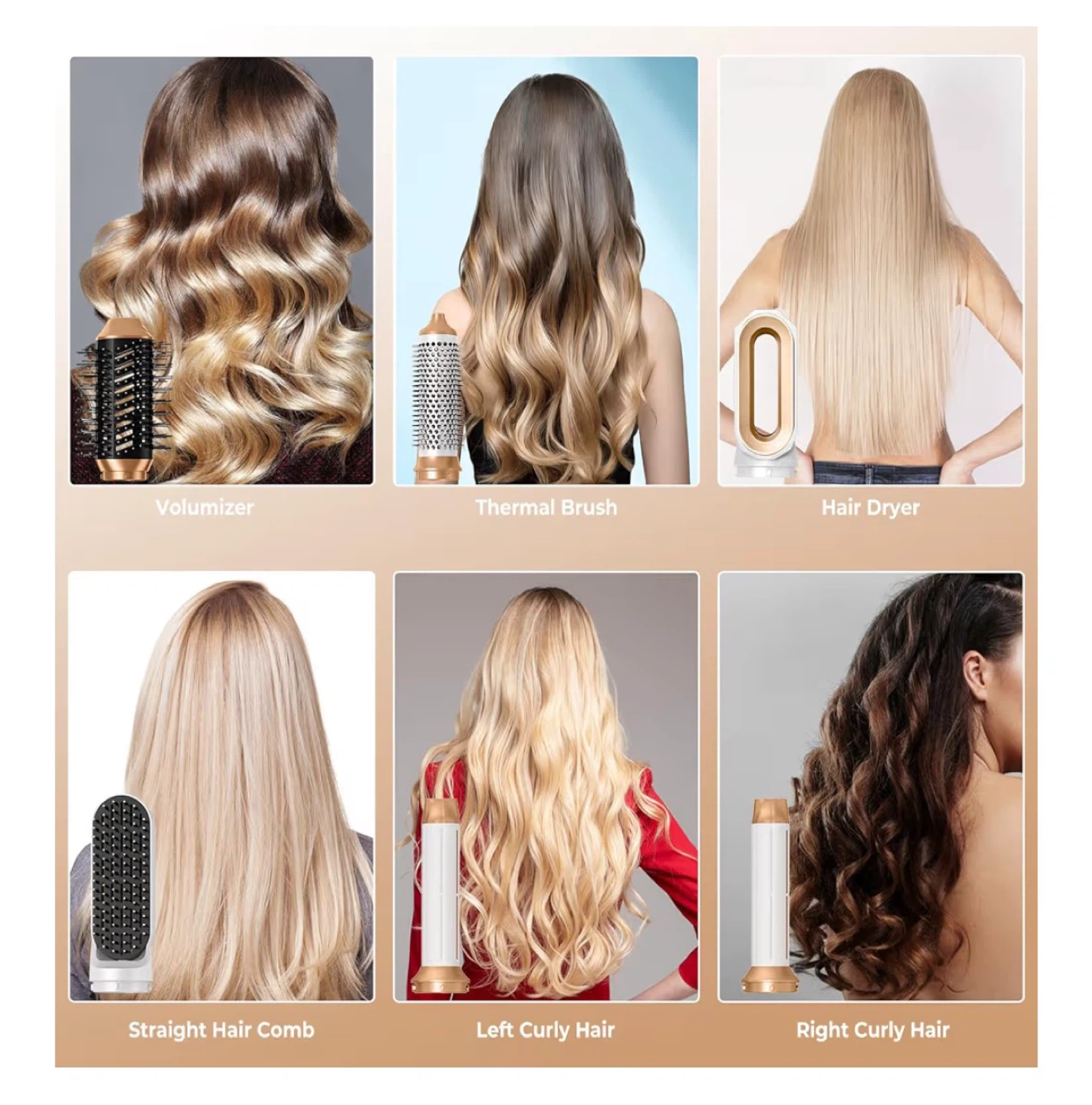 5-in-1 Hot Air Brush Styler Set - photo 2