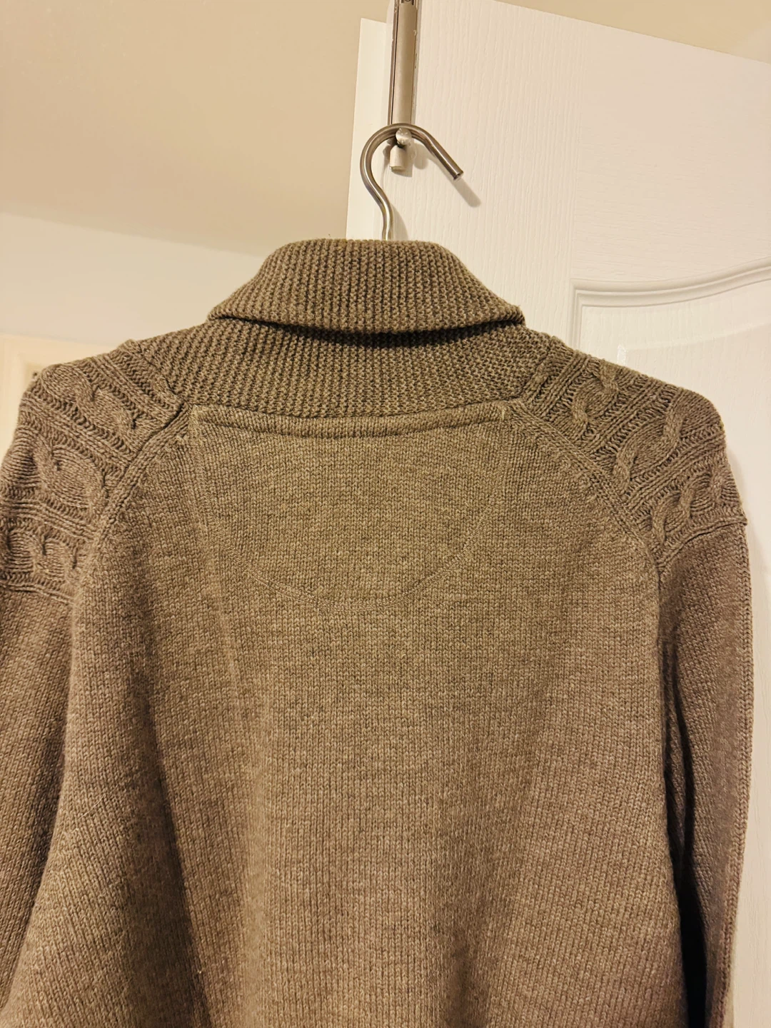 Haggar Men's Shawl Collar Sweater - Taupe - XL/TG - photo 5