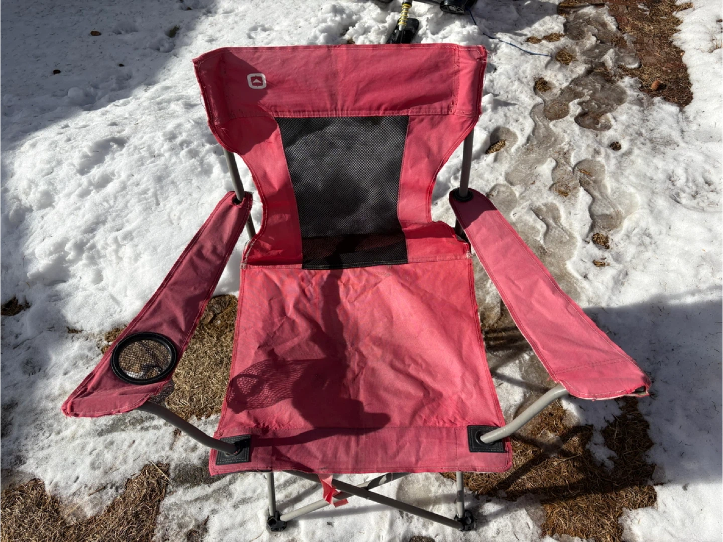 Outbound Folding Camp Chair - Red