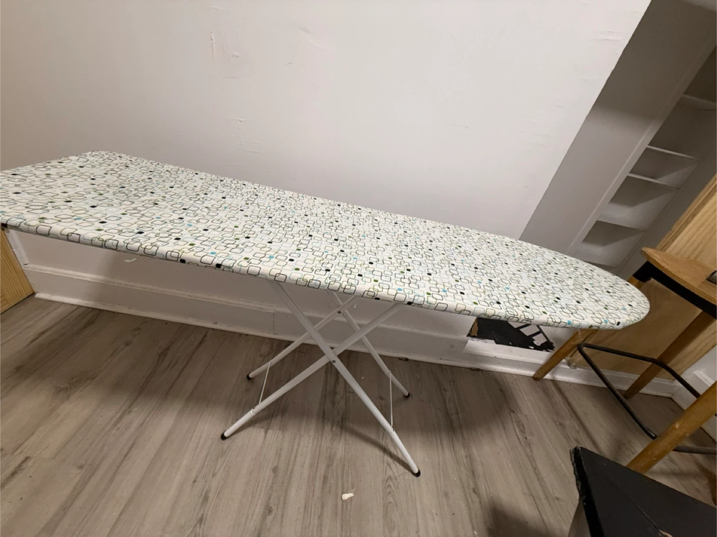 Folding Ironing Board with Patterned Cover - photo 2