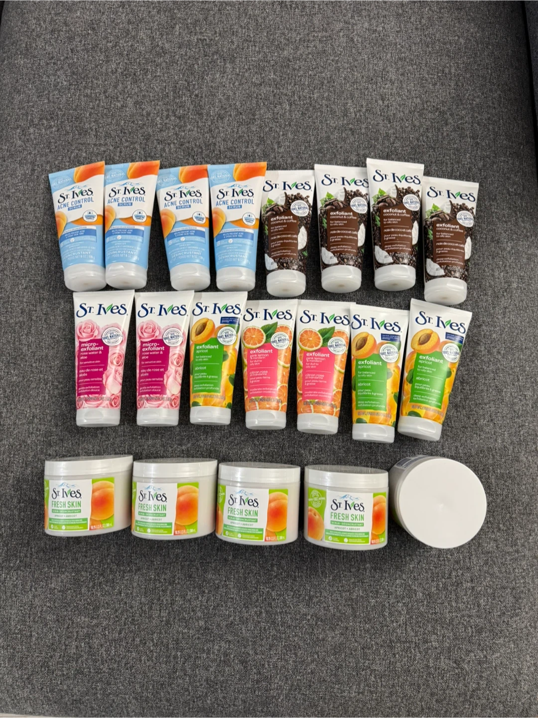 St. Ives scrubs - 5 for $20 and jar 2 for $15