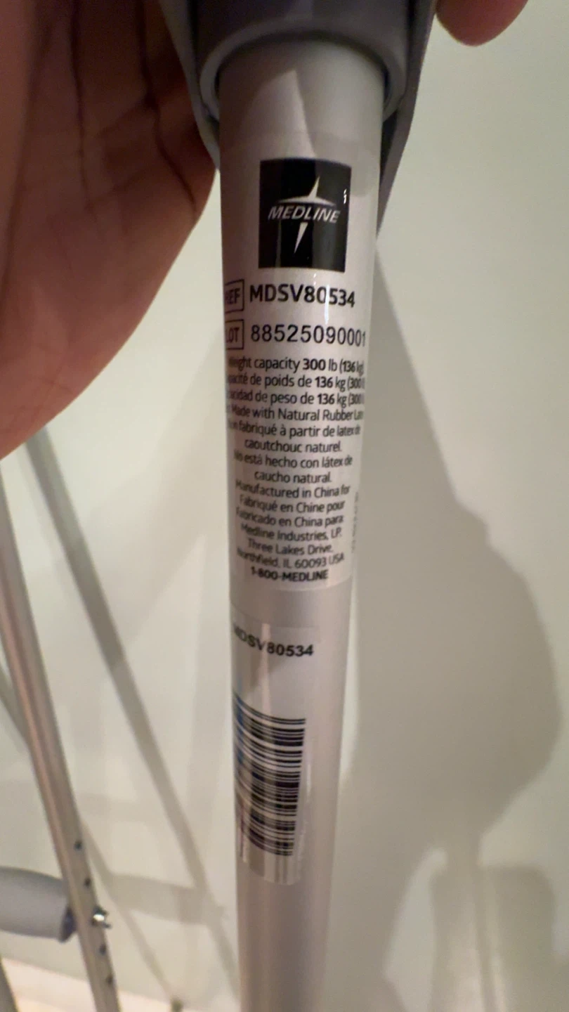 Medline Aluminum Crutches - photo 2