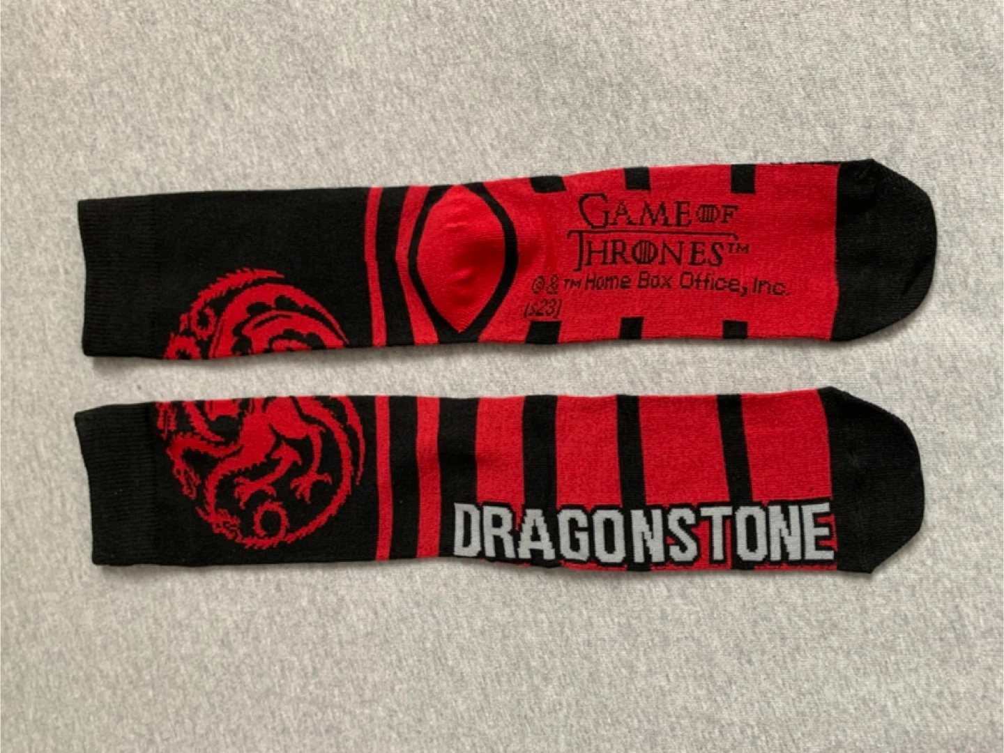 Brand New Game of Thrones Dragonstone Socks