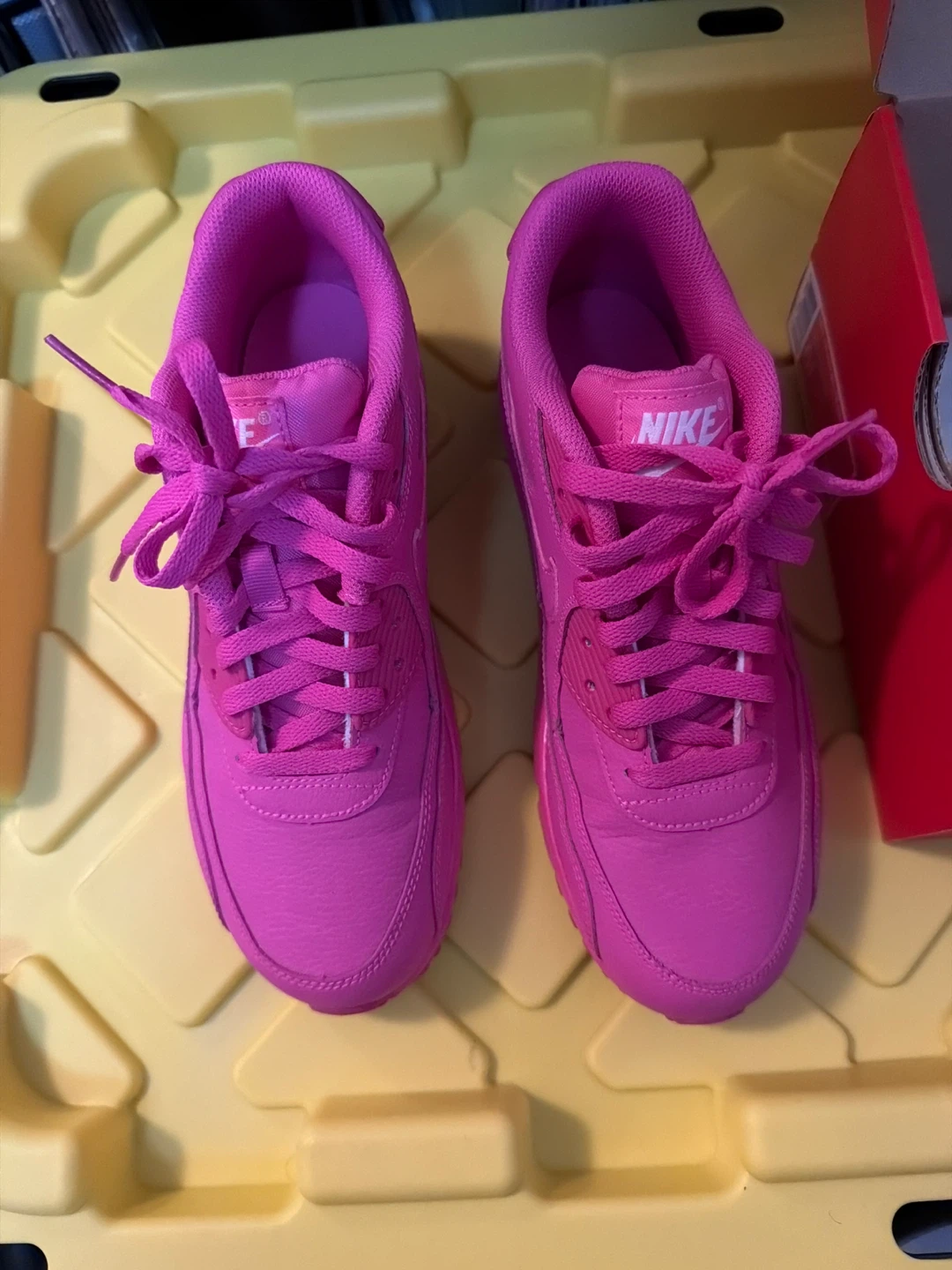 Nike Air Max 90 LTR (GS) Pink Youth Shoes - photo 2