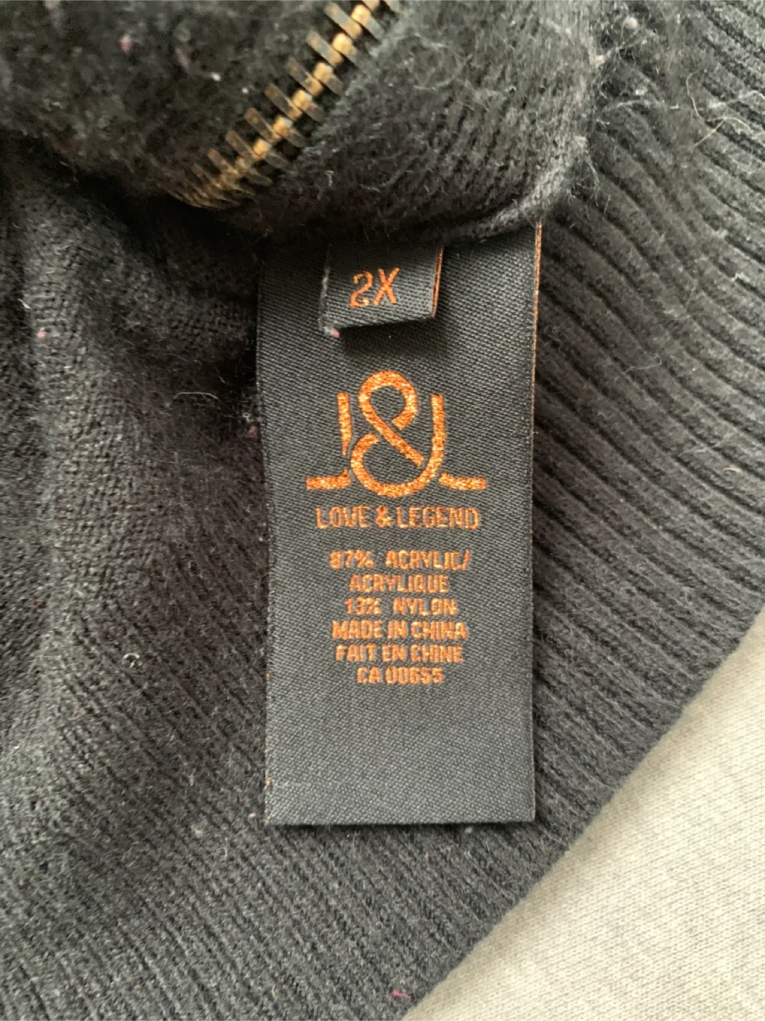 LOVE & LEGEND Black 2X Sweater - photo 4