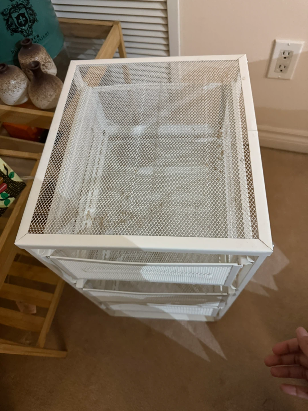 White 3-Drawer Storage Unit - photo 2